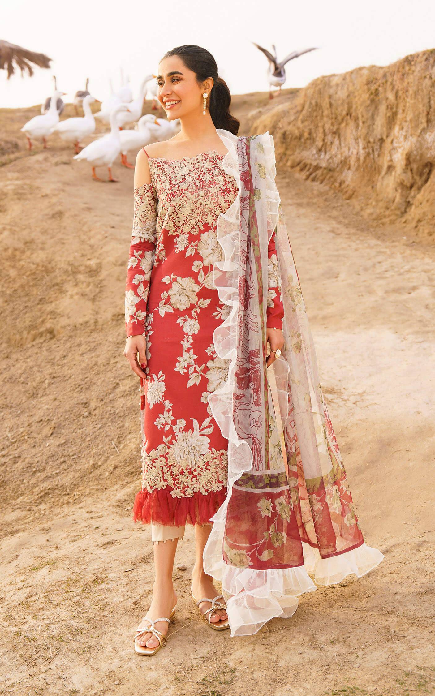 Asifa and Nabeel | Meraki Summer 24 | SIA-U141M006 - Pakistani Designer Dress - by Asifa and Nabeel | Type: Luxury - 100% Original at Saira Sultan