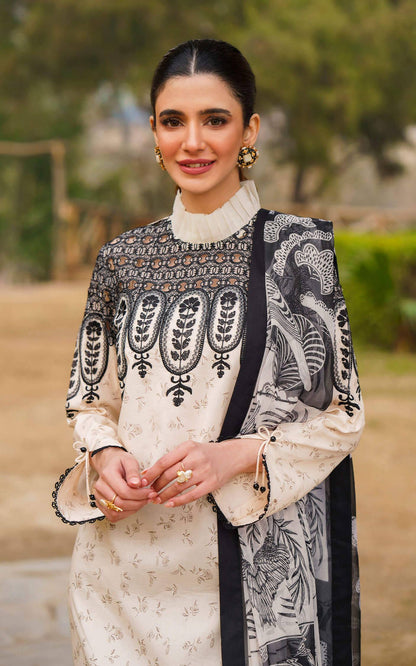 Asifa and Nabeel | Meraki Summer 24 | SNOWDROP-U141M002 - Pakistani Designer Dress - by Asifa and Nabeel | Type: Luxury - 100% Original at Saira Sultan