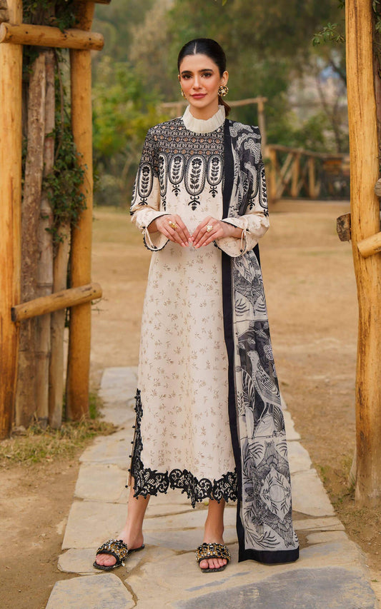 Asifa and Nabeel | Meraki Summer 24 | SNOWDROP-U141M002 - Pakistani Designer Dress - by Asifa and Nabeel | Type: Luxury - 100% Original at Saira Sultan