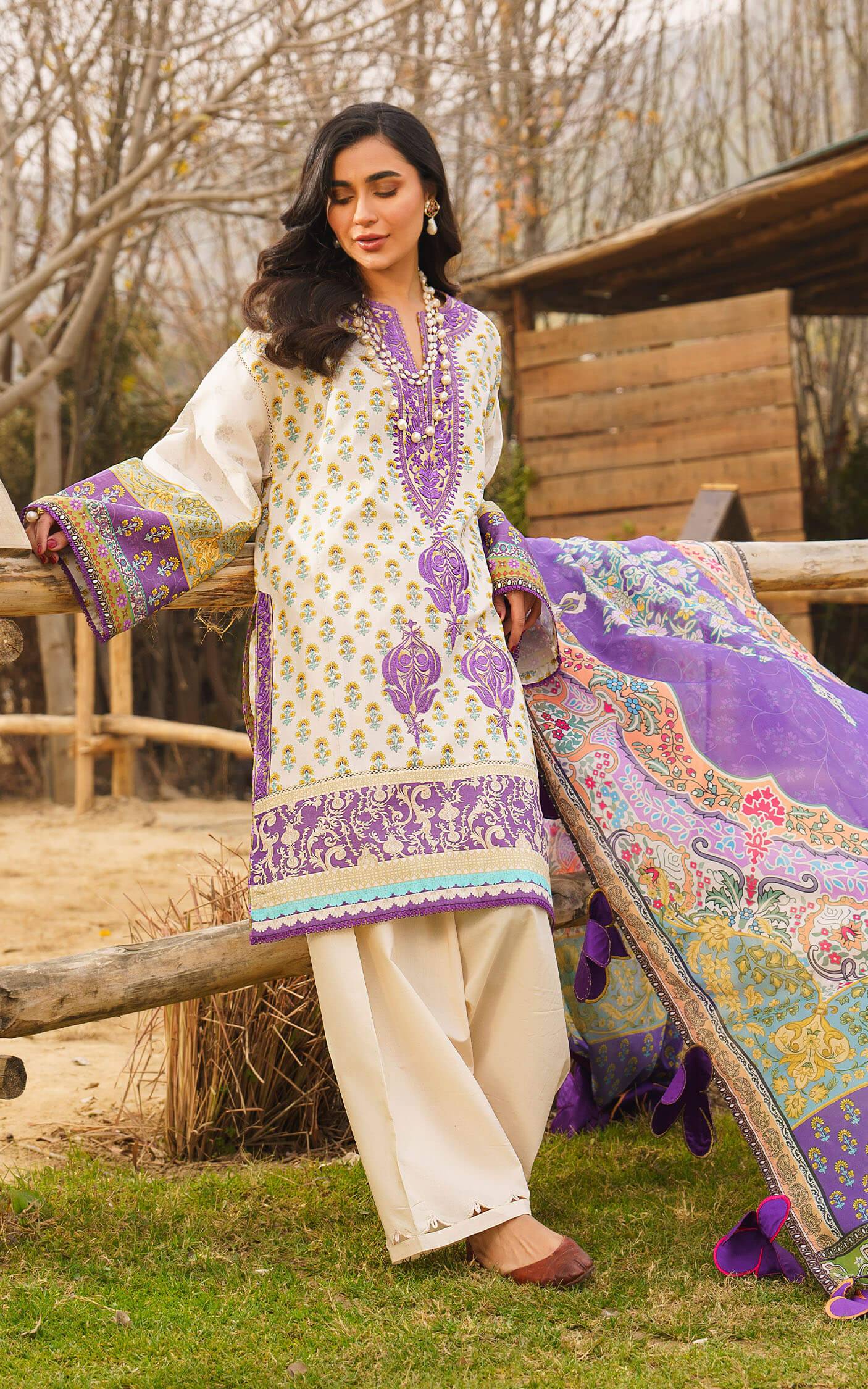 Asifa and Nabeel | Meraki Summer 24 | ALYSSA - Pakistani Designer Dress - by Asifa and Nabeel | Type: Luxury - 100% Original at Saira Sultan
