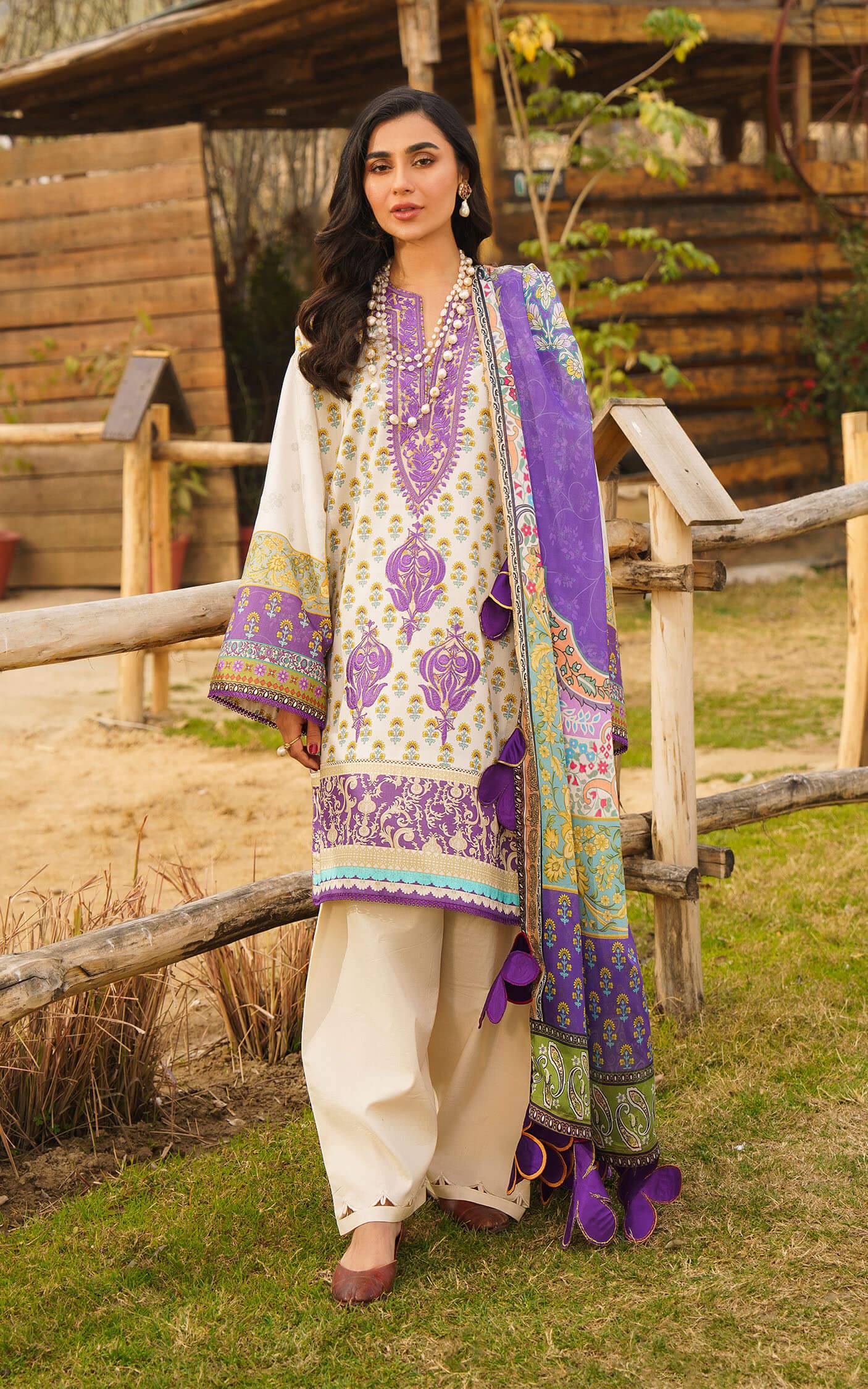 Asifa and Nabeel | Meraki Summer 24 | ALYSSA - Pakistani Designer Dress - by Asifa and Nabeel | Type: Luxury - 100% Original at Saira Sultan