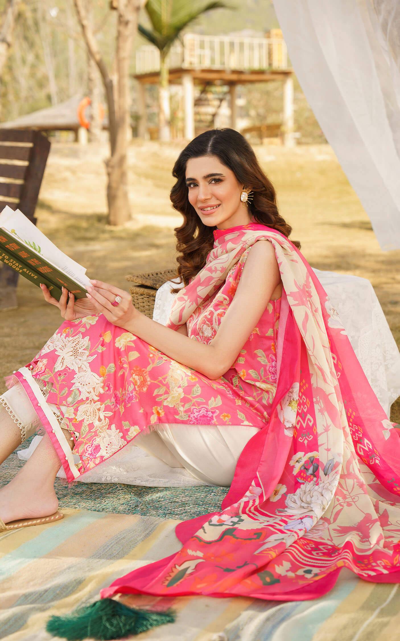 Asifa and Nabeel | Meraki Summer 24 | ANIKA-U141M012 - Pakistani Designer Dress - by Asifa and Nabeel | Type: Luxury - 100% Original at Saira Sultan