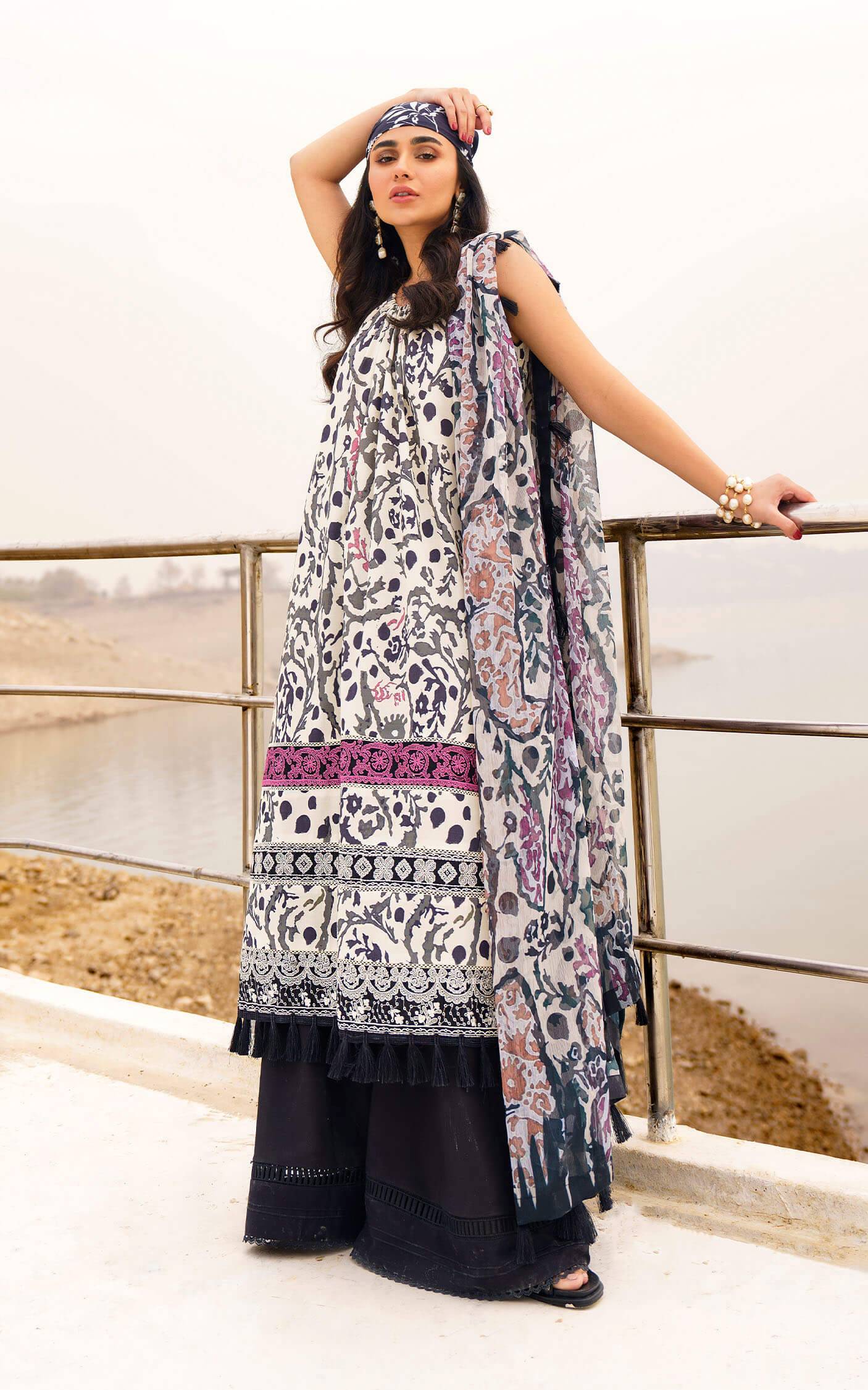 Asifa and Nabeel | Meraki Summer 24 | Begonia - Pakistani Designer Dress - by Asifa and Nabeel | Type: Luxury - 100% Original at Saira Sultan