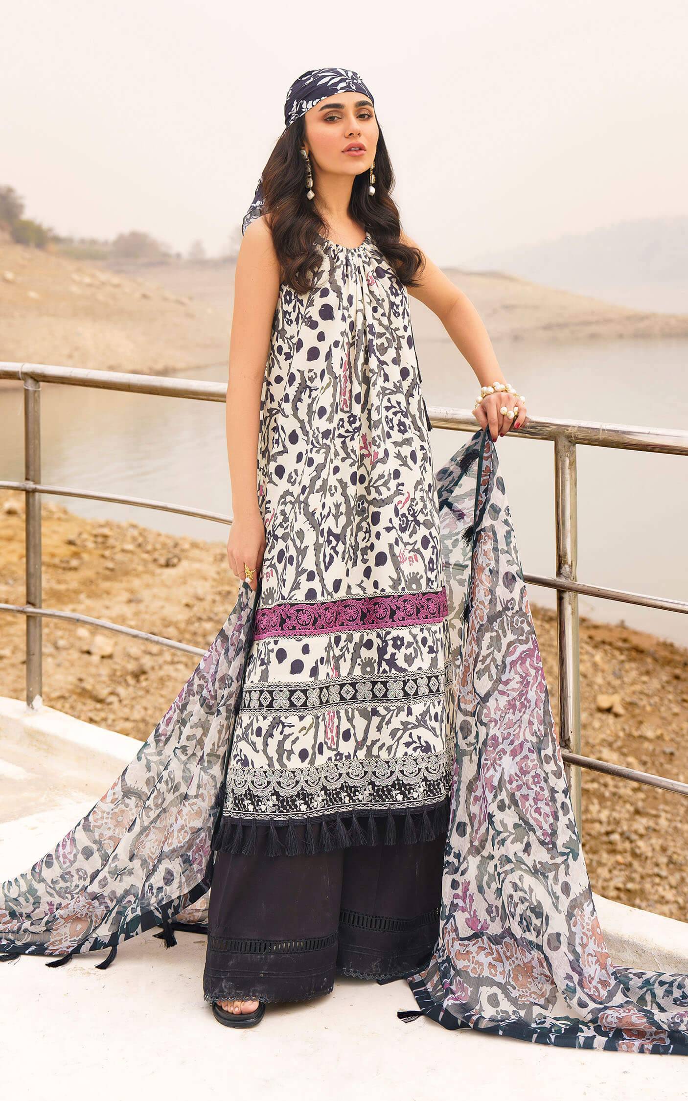 Asifa and Nabeel | Meraki Summer 24 | Begonia - Pakistani Designer Dress - by Asifa and Nabeel | Type: Luxury - 100% Original at Saira Sultan