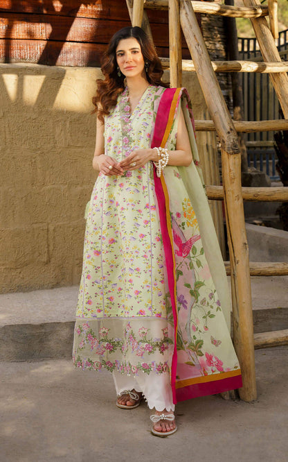 Asifa and Nabeel | Meraki Summer 24 | Chints - Pakistani Designer Dress - by Asifa and Nabeel | Type: Luxury - 100% Original at Saira Sultan
