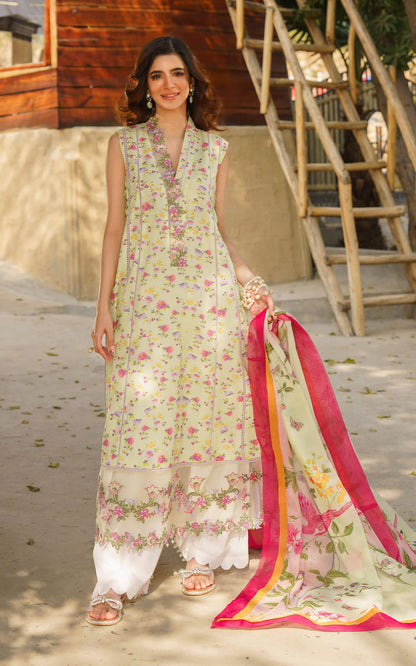 Asifa and Nabeel | Meraki Summer 24 | Chints - Pakistani Designer Dress - by Asifa and Nabeel | Type: Luxury - 100% Original at Saira Sultan