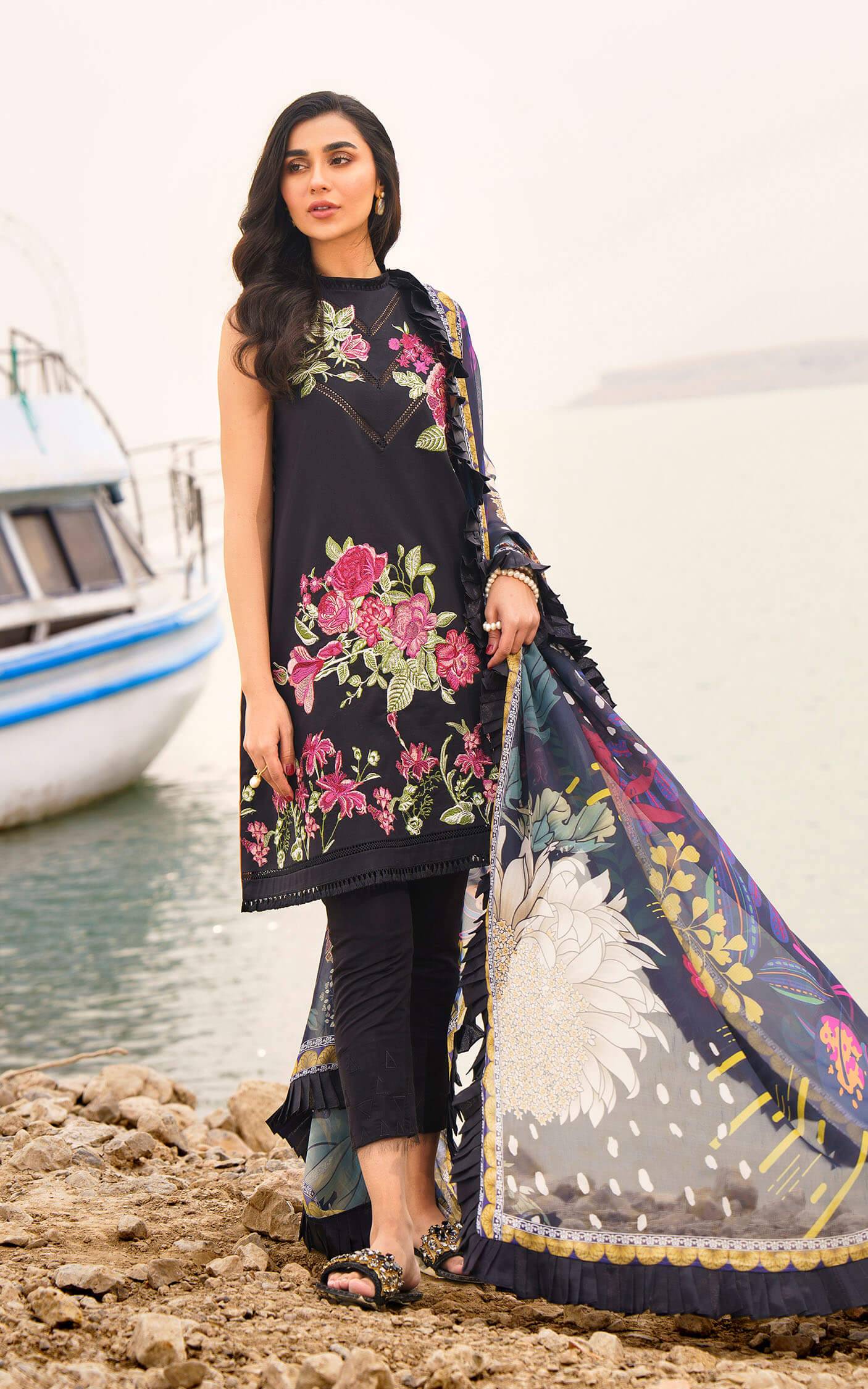 Asifa and Nabeel | Meraki Summer 24 | DAPHNE-U141M019 - Pakistani Designer Dress - by Asifa and Nabeel | Type: Luxury - 100% Original at Saira Sultan