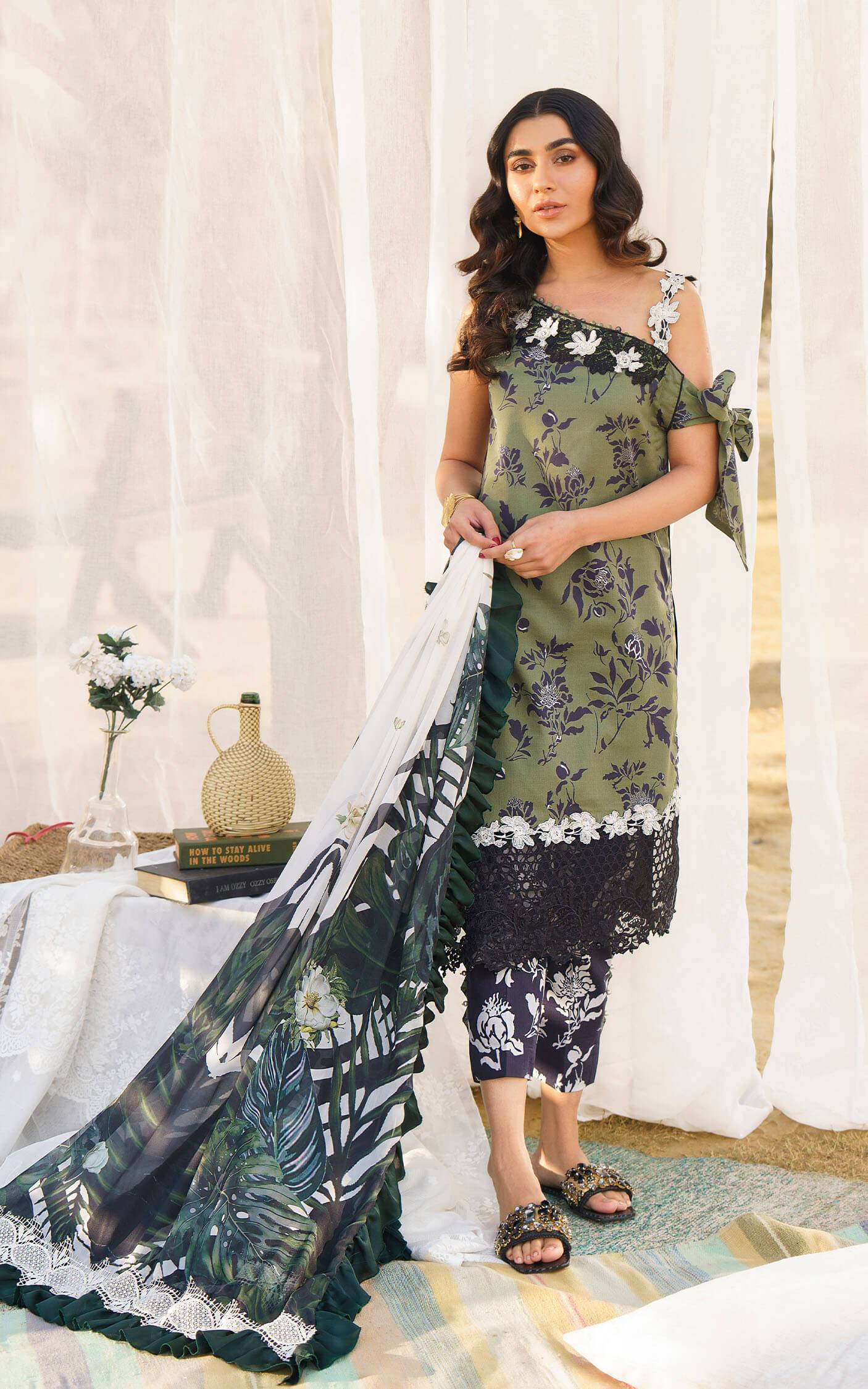Asifa and Nabeel | Meraki Summer 24 | DARCY-U141M011 - Pakistani Designer Dress - by Asifa and Nabeel | Type: Luxury - 100% Original at Saira Sultan