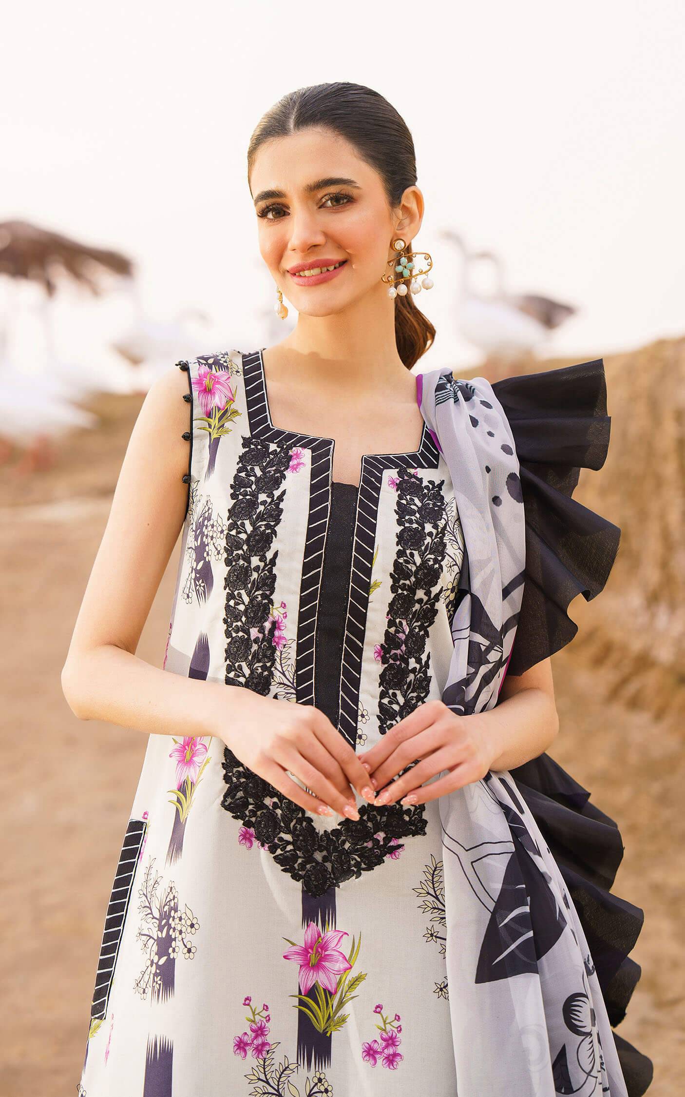 Asifa and Nabeel | Meraki Summer 24 | Echo - Pakistani Designer Dress - by Asifa and Nabeel | Type: Luxury - 100% Original at Saira Sultan