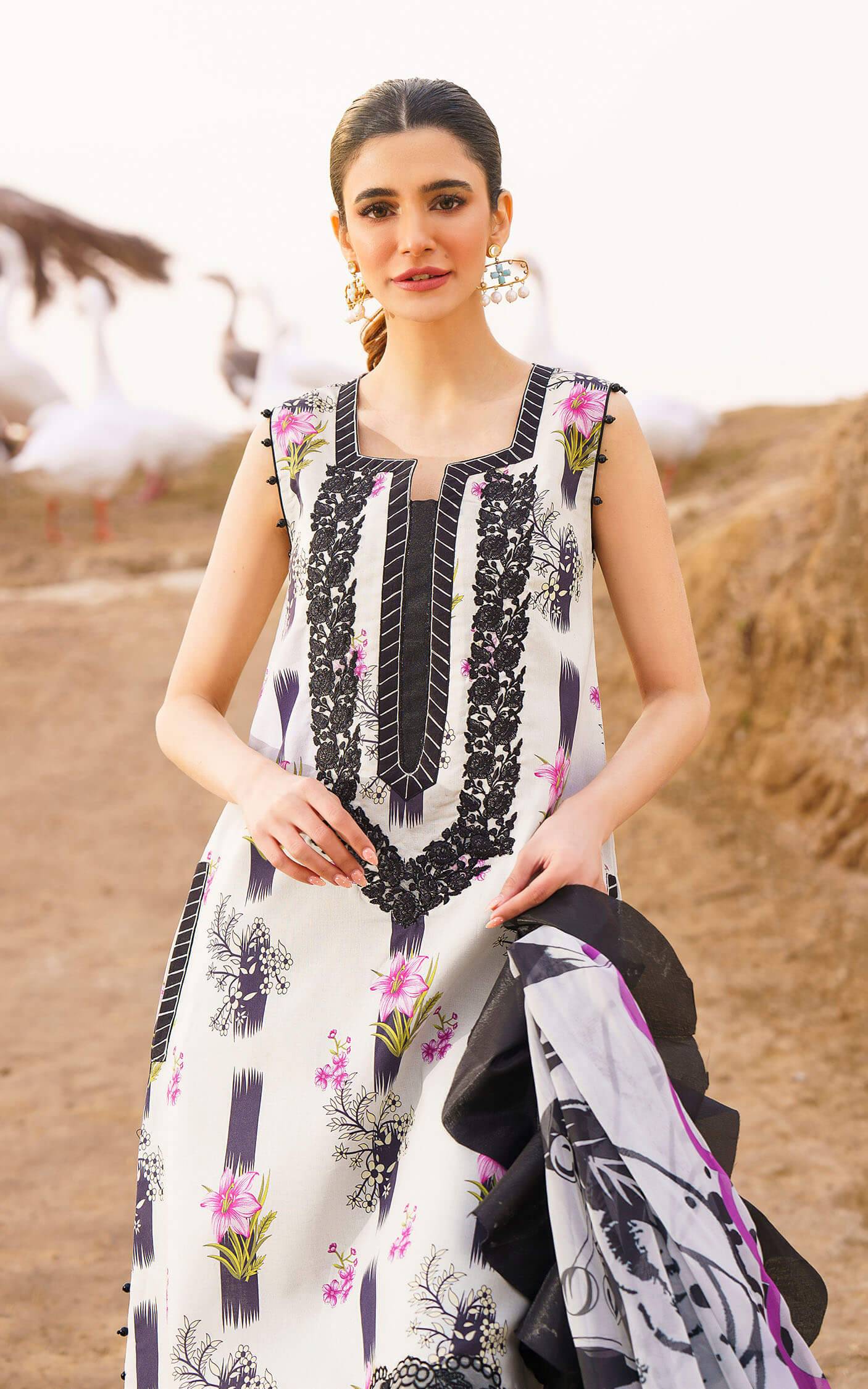 Asifa and Nabeel | Meraki Summer 24 | Echo - Pakistani Designer Dress - by Asifa and Nabeel | Type: Luxury - 100% Original at Saira Sultan