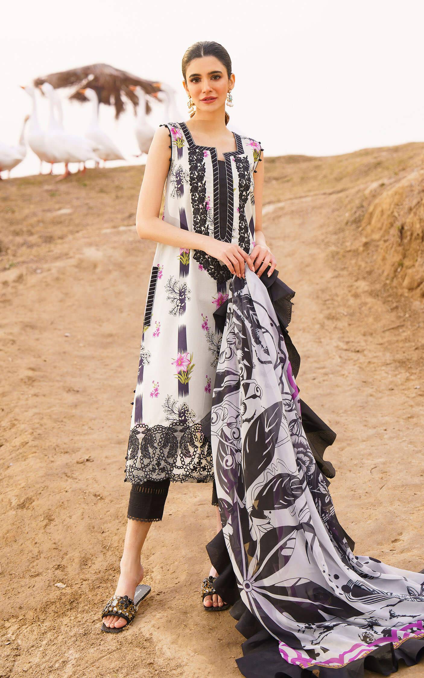 Asifa and Nabeel | Meraki Summer 24 | Echo - Pakistani Designer Dress - by Asifa and Nabeel | Type: Luxury - 100% Original at Saira Sultan
