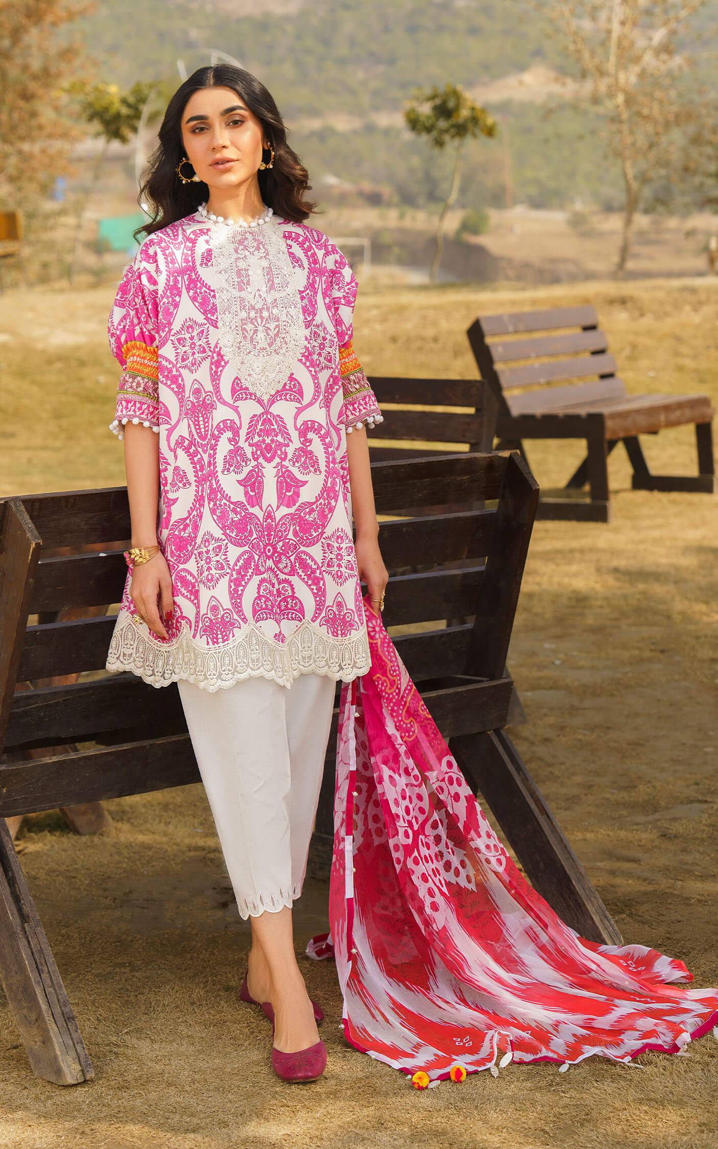 Asifa and Nabeel | Meraki Summer 24 | Fia - Pakistani Designer Dress - by Asifa and Nabeel | Type: Luxury - 100% Original at Saira Sultan