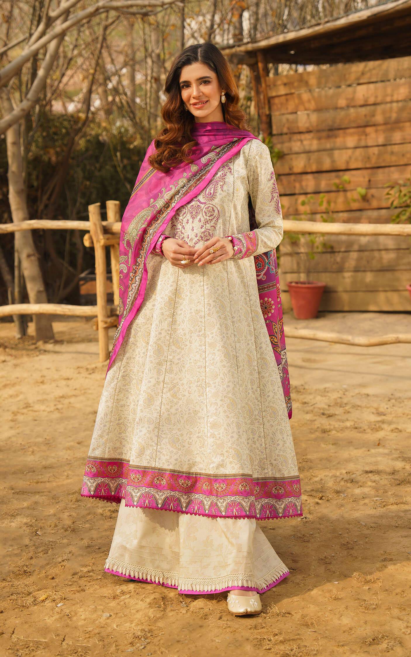 Asifa and Nabeel | Meraki Summer 24 | IRSA-U141M016 - Pakistani Designer Dress - by Asifa and Nabeel | Type: Luxury - 100% Original at Saira Sultan