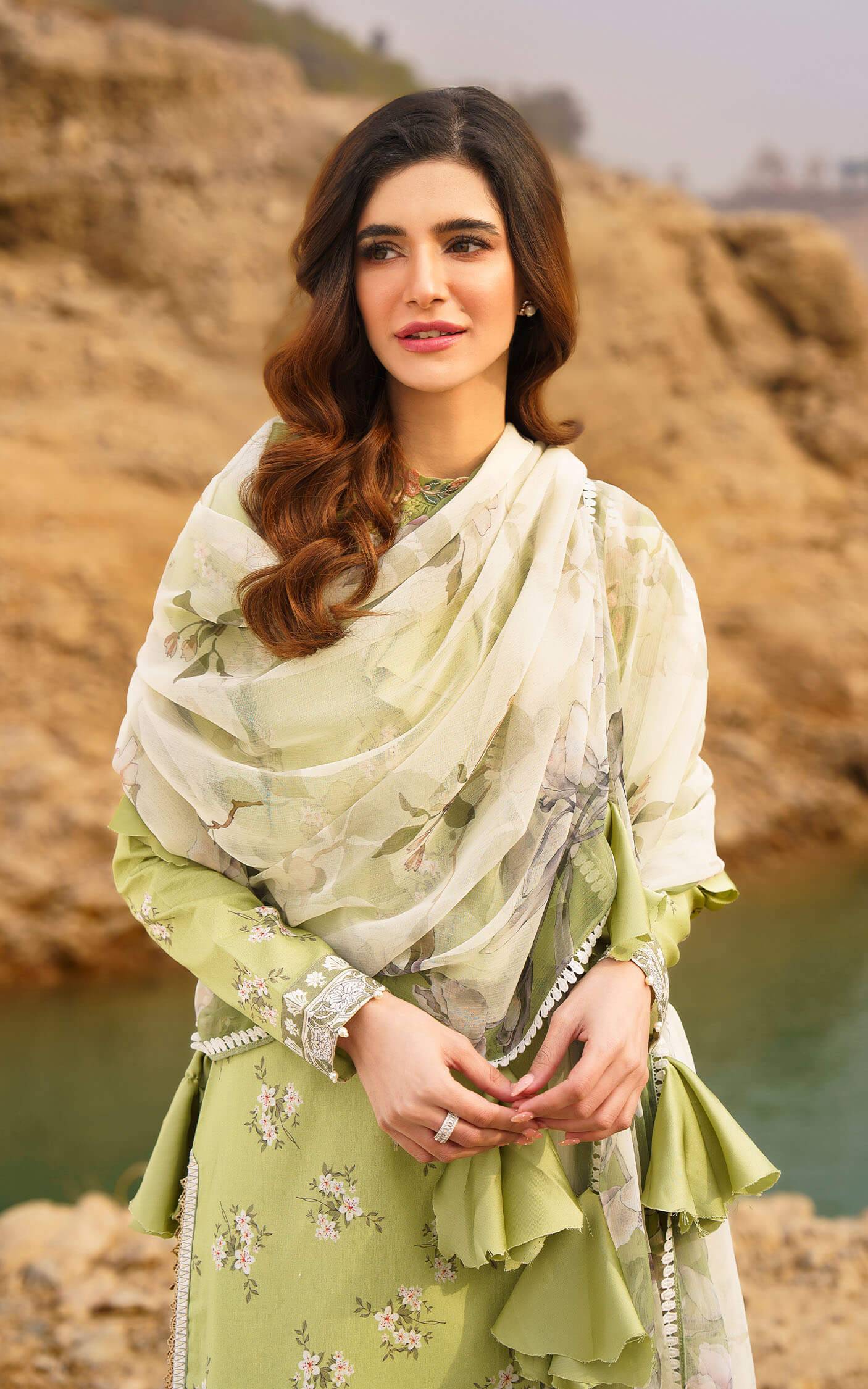 Asifa and Nabeel | Meraki Summer 24 | Lara - Pakistani Designer Dress - by Asifa and Nabeel | Type: Luxury - 100% Original at Saira Sultan