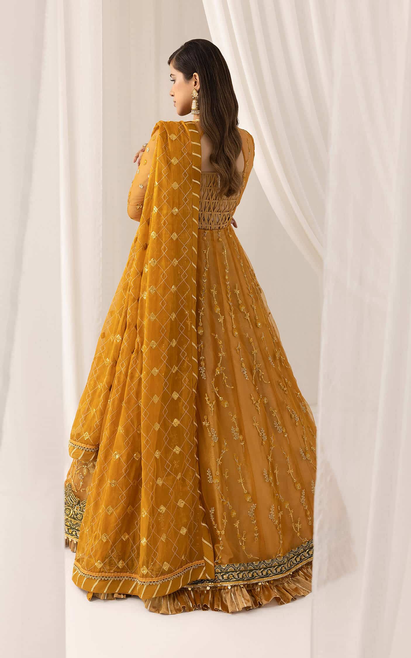 Asifa and Nabeel | Barasti Festive 23 | Chashni (ANB-03) - Pakistani Designer Dress - by Asifa and Nabeel | Type: Bridal - 100% Original at Saira Sultan