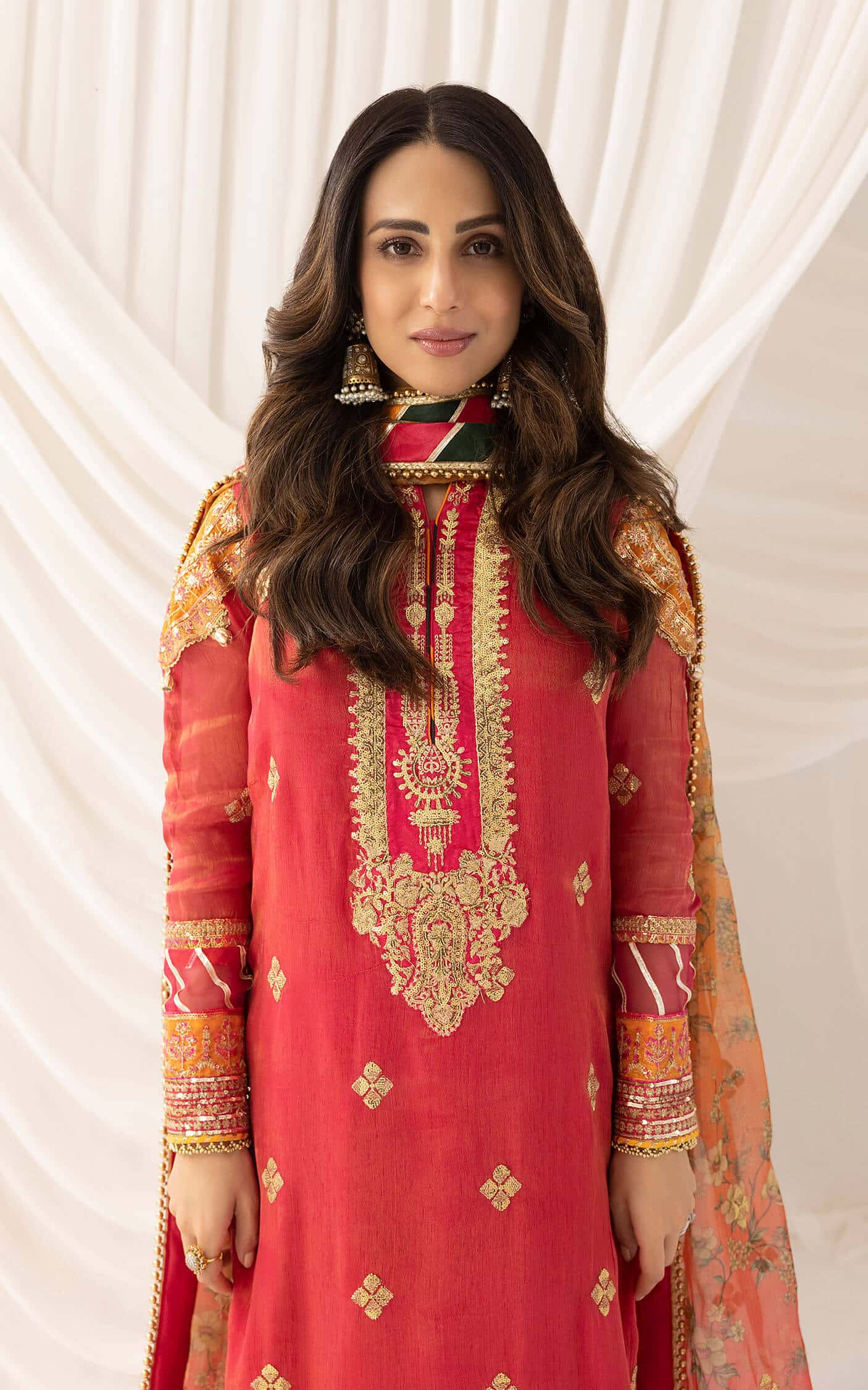 Asifa and Nabeel | Barasti Festive 23 | Sunehri (ANB-04) - Pakistani Designer Dress - by Asifa and Nabeel | Type: Bridal - 100% Original at Saira Sultan
