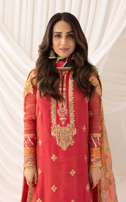 Asifa and Nabeel | Barasti Festive 23 | Sunehri (ANB-04) - Pakistani Designer Dress - by Asifa and Nabeel | Type: Bridal - 100% Original at Saira Sultan