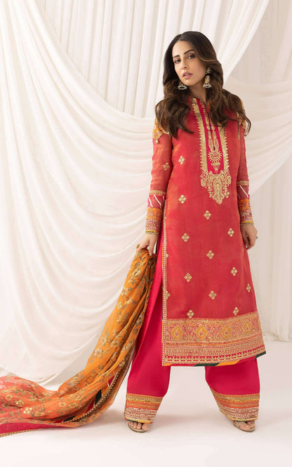 Asifa and Nabeel | Barasti Festive 23 | Sunehri (ANB-04) - Pakistani Designer Dress - by Asifa and Nabeel | Type: Bridal - 100% Original at Saira Sultan