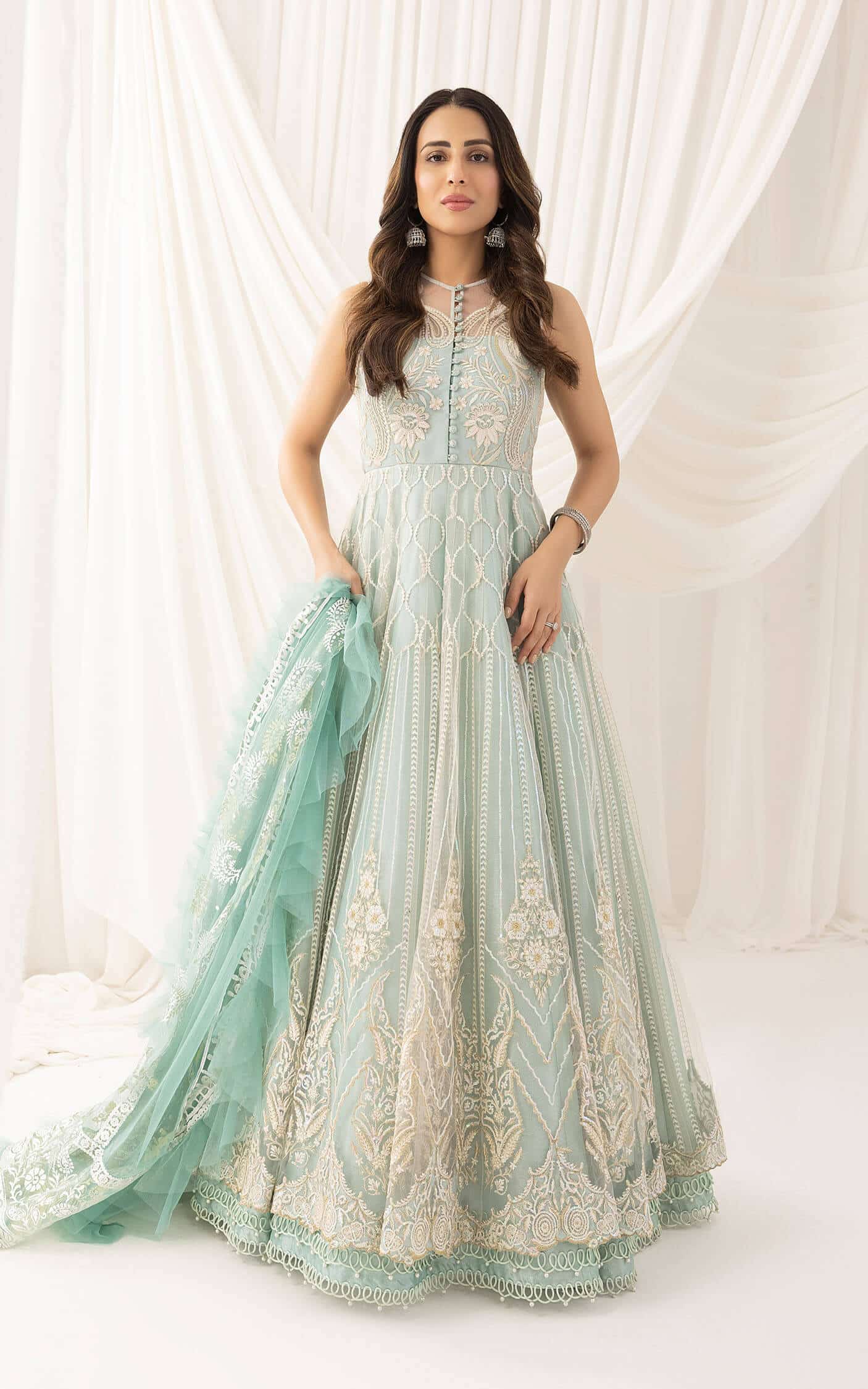 Asifa and Nabeel | Barasti Festive 23 | Chandni (ANB-05) - Pakistani Designer Dress - by Asifa and Nabeel | Type: Bridal - 100% Original at Saira Sultan