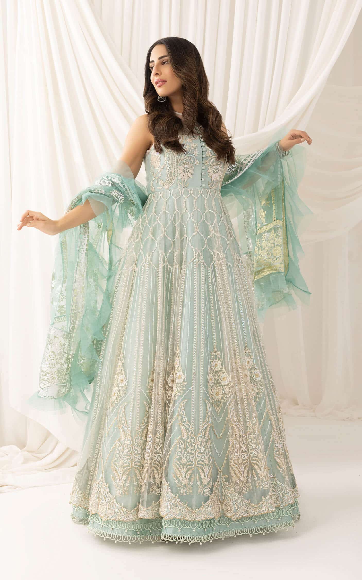 Asifa and Nabeel | Barasti Festive 23 | Chandni (ANB-05) - Pakistani Designer Dress - by Asifa and Nabeel | Type: Bridal - 100% Original at Saira Sultan