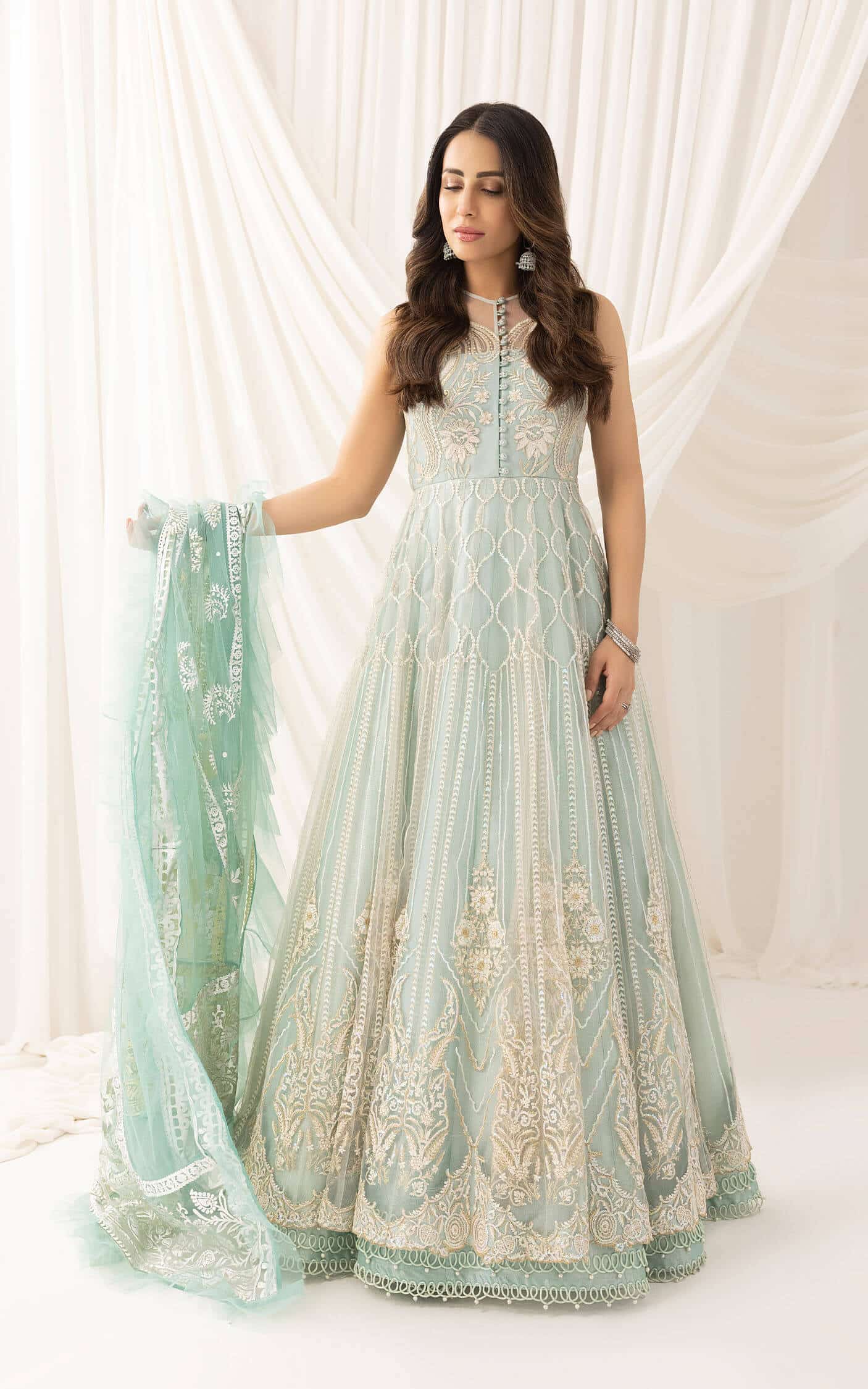 Asifa and Nabeel | Barasti Festive 23 | Chandni (ANB-05) - Pakistani Designer Dress - by Asifa and Nabeel | Type: Bridal - 100% Original at Saira Sultan