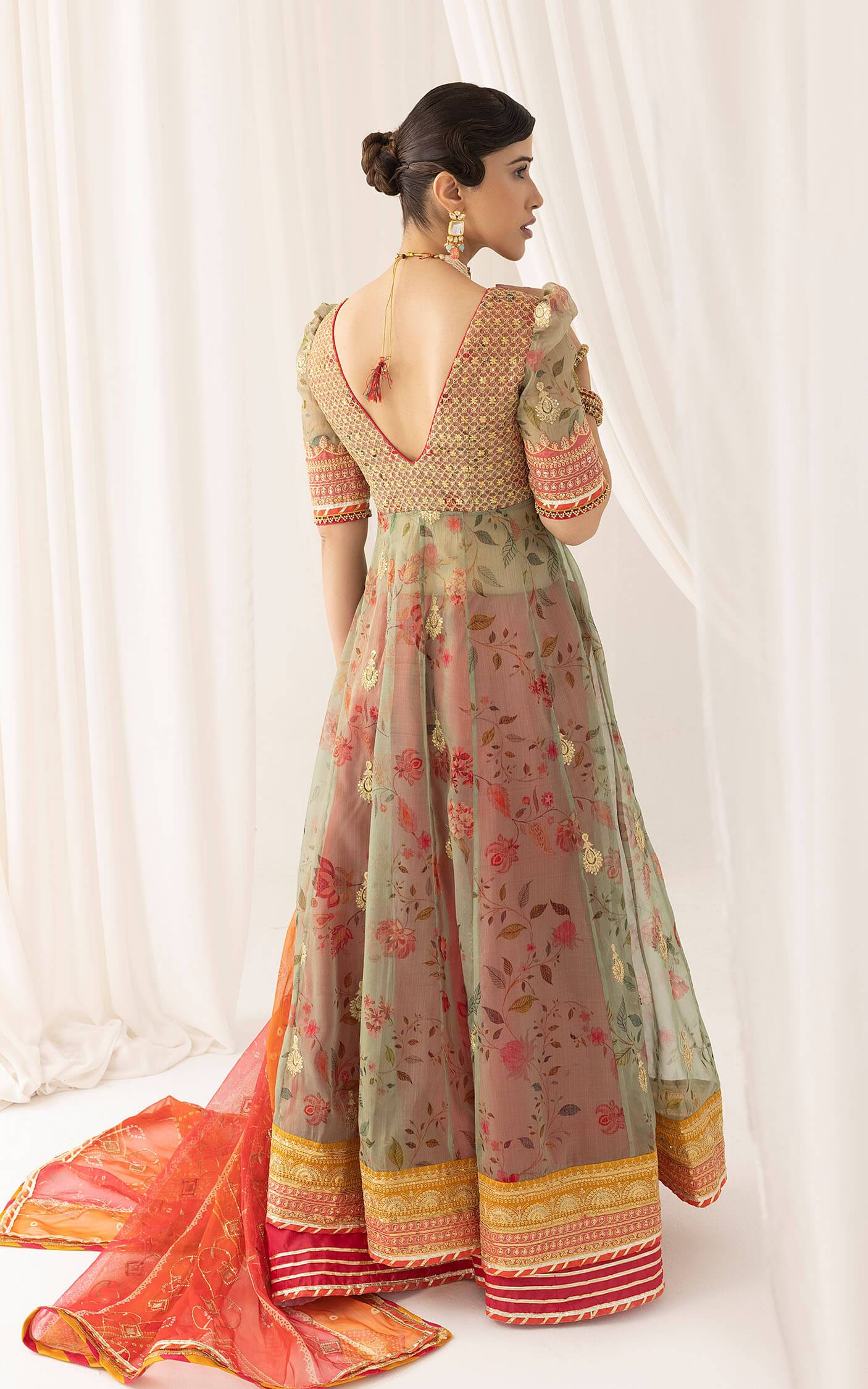 Asifa and Nabeel | Barasti Festive 23 | Rangoli (ANB-01) - Pakistani Designer Dress - by Asifa and Nabeel | Type: Bridal - 100% Original at Saira Sultan