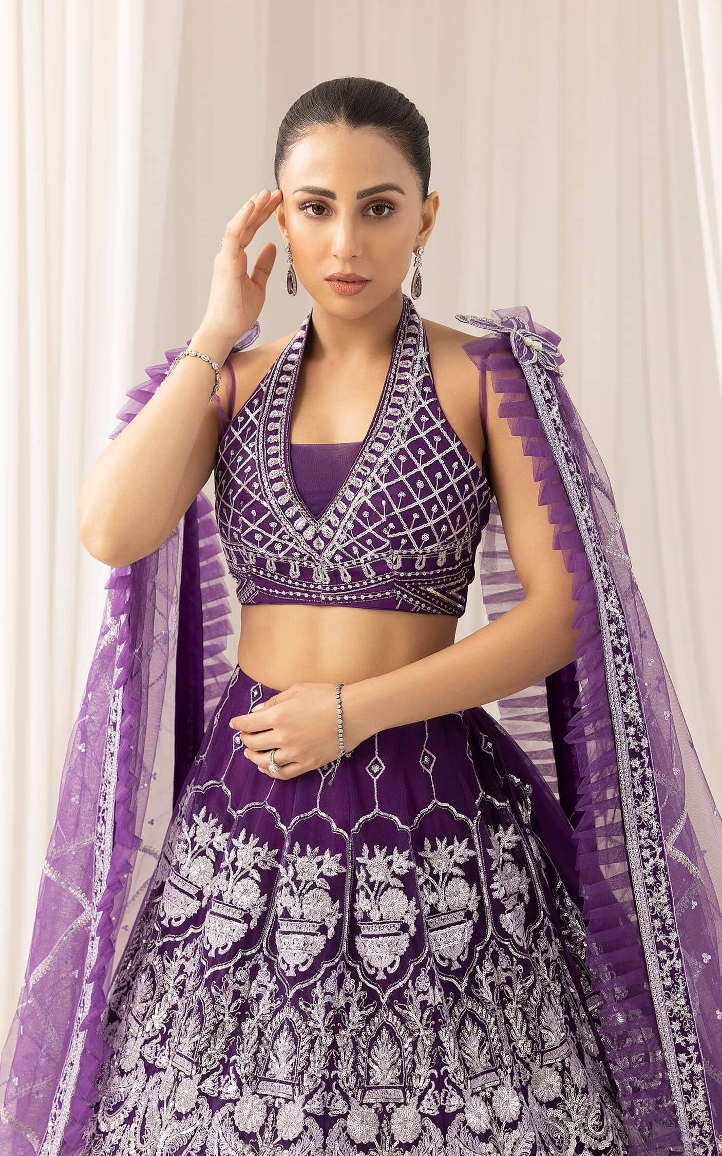 Asifa and Nabeel | Barasti Festive 23 | Bandhani (ANB-07) - Pakistani Designer Dress - by Asifa and Nabeel | Type: Bridal - 100% Original at Saira Sultan