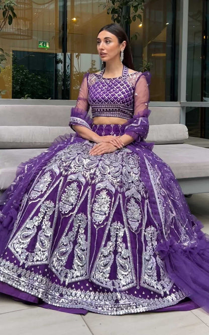 Asifa and Nabeel | Barasti Festive 23 | Bandhani (ANB-07) - Pakistani Designer Dress - by Asifa and Nabeel | Type: Bridal - 100% Original at Saira Sultan