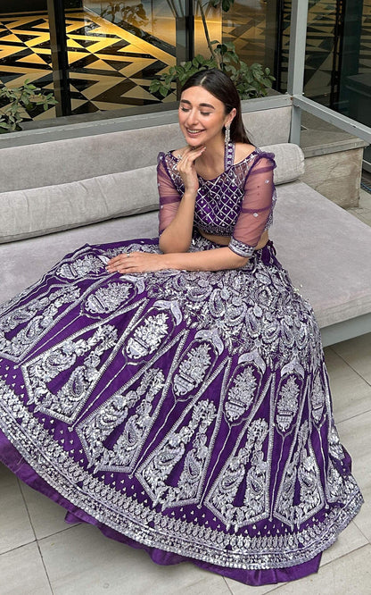 Asifa and Nabeel | Barasti Festive 23 | Bandhani (ANB-07) - Pakistani Designer Dress - by Asifa and Nabeel | Type: Bridal - 100% Original at Saira Sultan