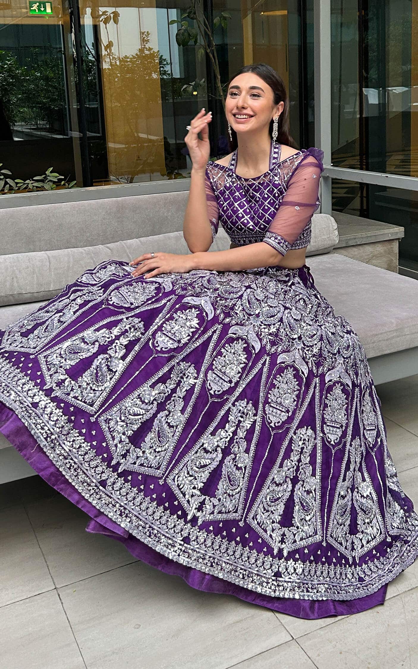 Asifa and Nabeel | Barasti Festive 23 | Bandhani (ANB-07) - Pakistani Designer Dress - by Asifa and Nabeel | Type: Bridal - 100% Original at Saira Sultan