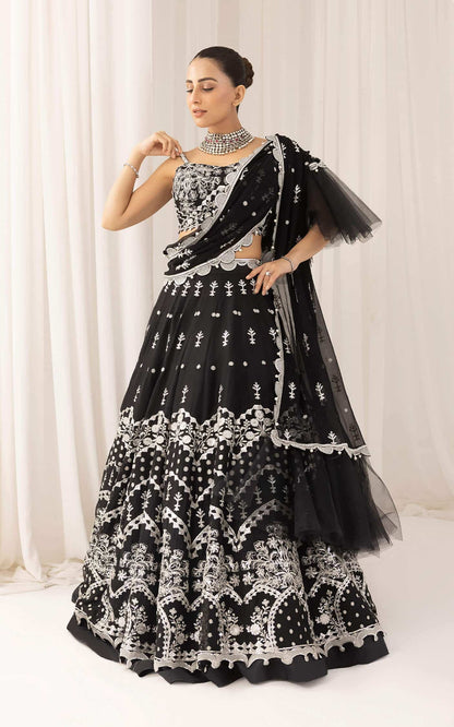 Asifa and Nabeel | Barasti Festive 23 | Basanti (ANB-08) - Pakistani Designer Dress - by Asifa and Nabeel | Type: Bridal - 100% Original at Saira Sultan