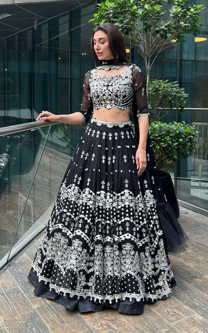 Asifa and Nabeel | Barasti Festive 23 | Basanti (ANB-08) - Pakistani Designer Dress - by Asifa and Nabeel | Type: Bridal - 100% Original at Saira Sultan