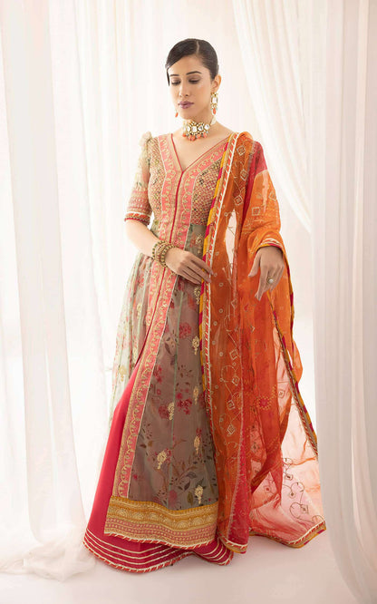 Asifa and Nabeel | Barasti Festive 23 | Rangoli (ANB-01) - Pakistani Designer Dress - by Asifa and Nabeel | Type: Bridal - 100% Original at Saira Sultan