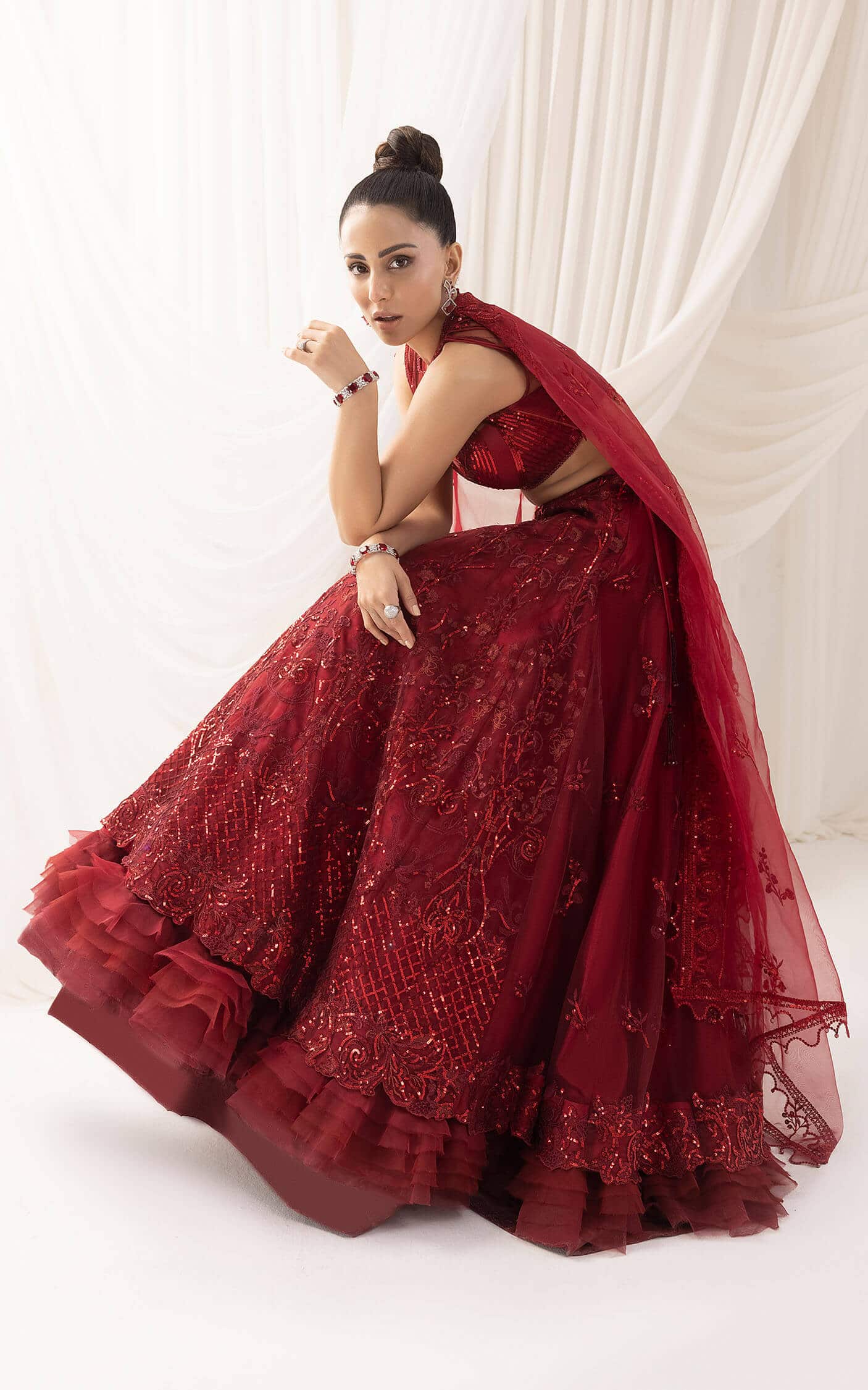 Asifa and Nabeel | Barasti Festive 23 | Mastani (ANB-10) - Pakistani Designer Dress - by Asifa and Nabeel | Type: Formal - 100% Original at Saira Sultan