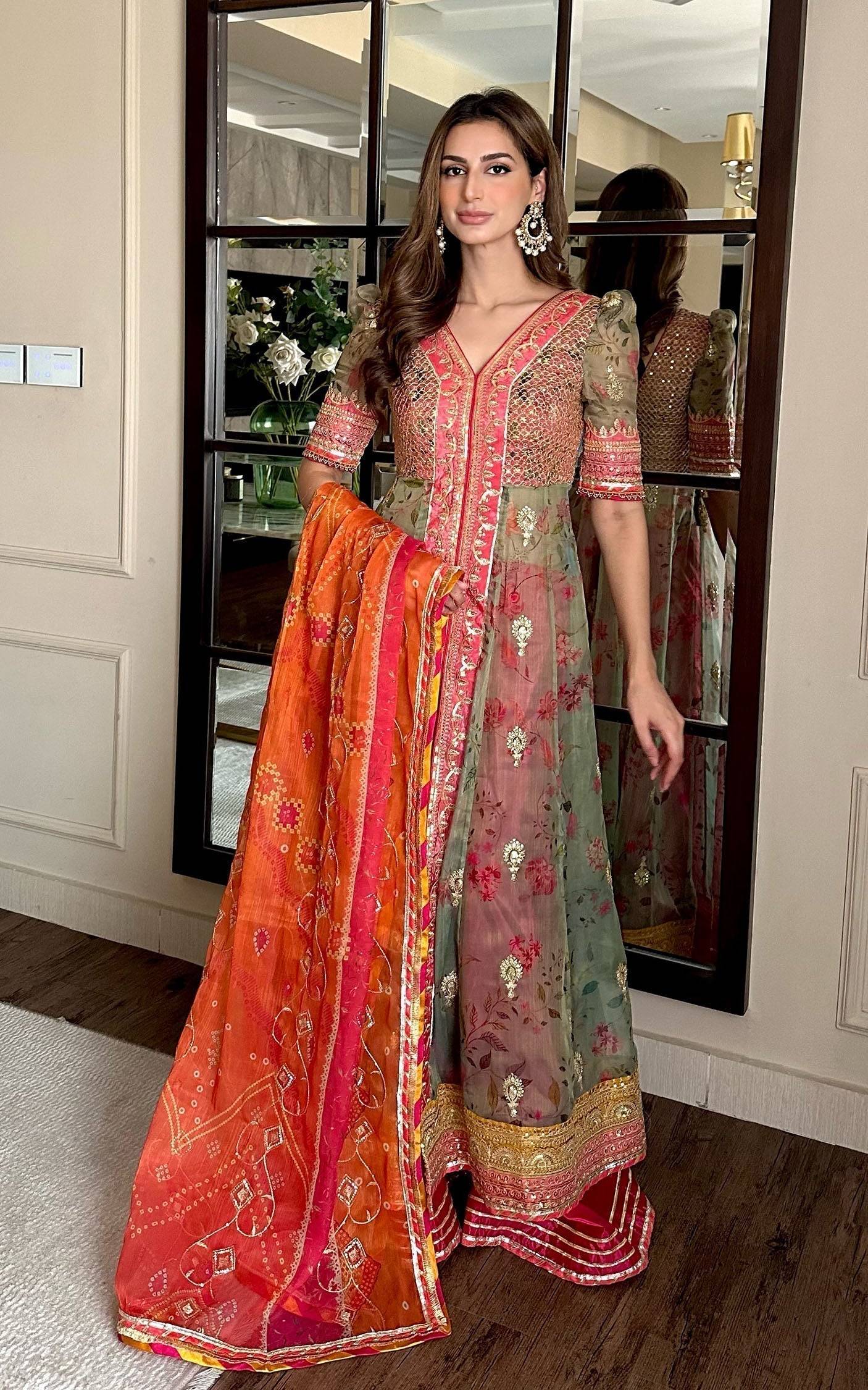 Asifa and Nabeel | Barasti Festive 23 | Rangoli (ANB-01) - Pakistani Designer Dress - by Asifa and Nabeel | Type: Bridal - 100% Original at Saira Sultan