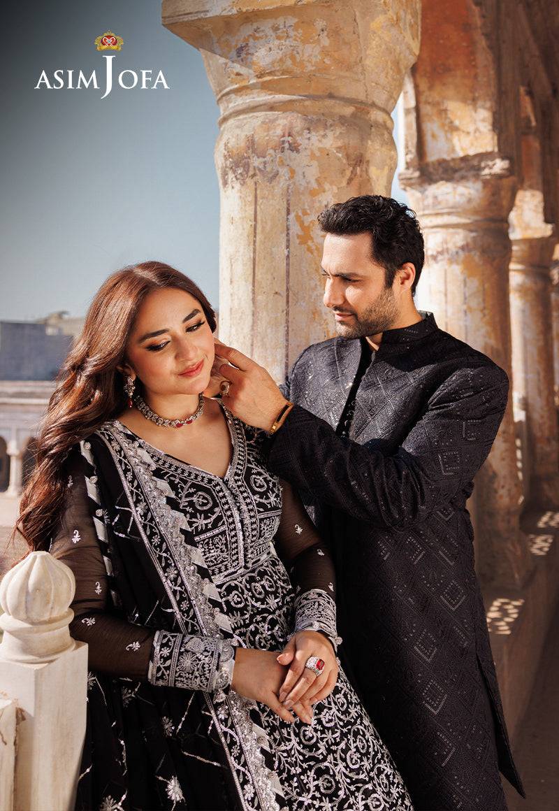 Asim Jofa | Chikankari Eid24 | AJCE-02 - Pakistani Designer Dress - by Asim Jofa | Type: Formal - 100% Original at Saira Sultan