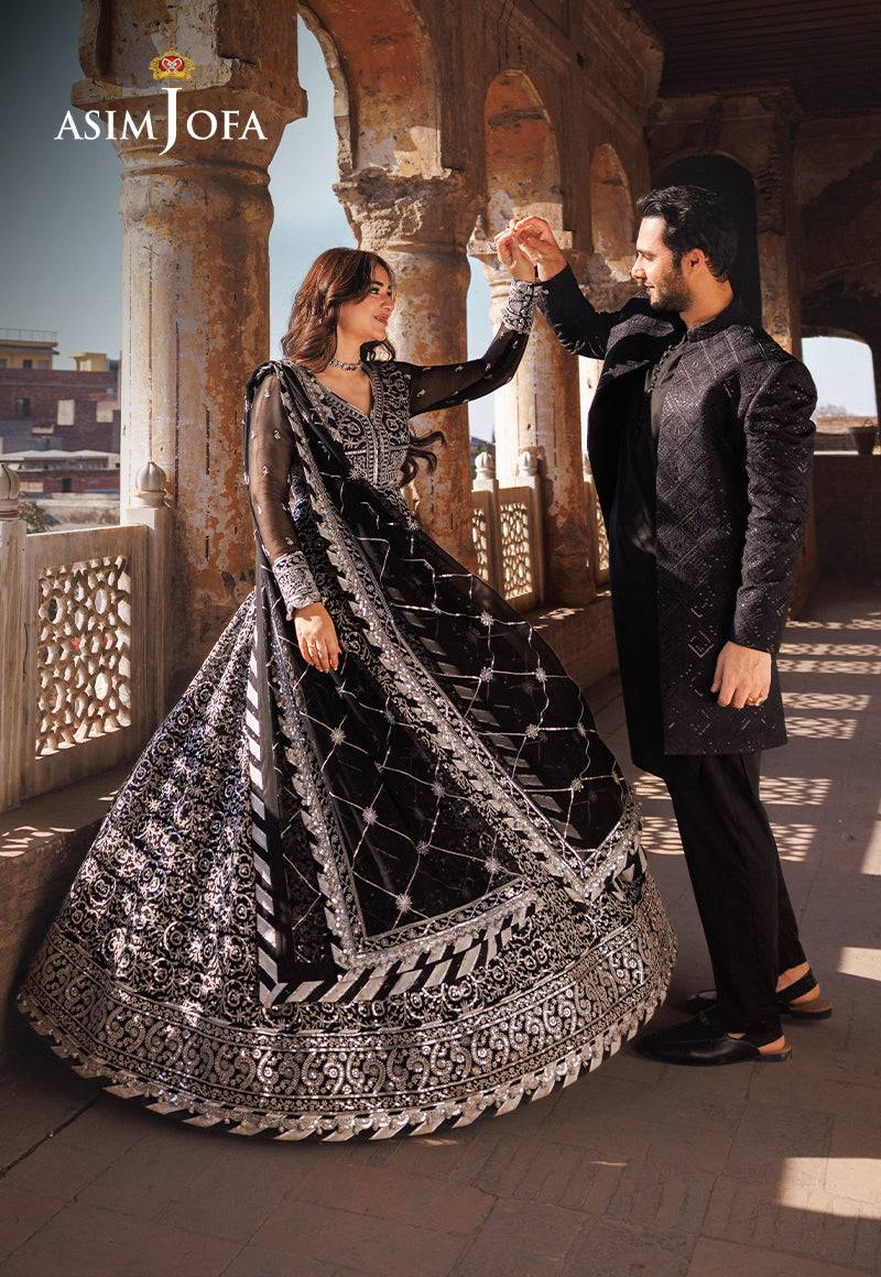 Asim Jofa | Chikankari Eid24 | AJCE-02 - Pakistani Designer Dress - by Asim Jofa | Type: Formal - 100% Original at Saira Sultan