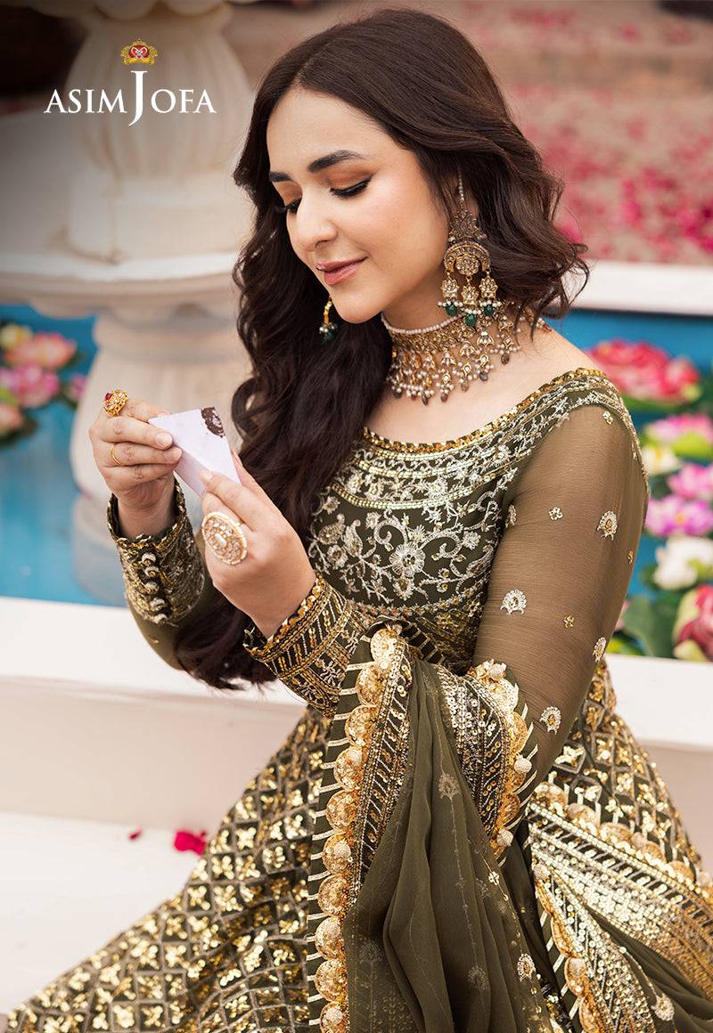 Asim Jofa | Chikankari Eid24 | AJCE-08 - Pakistani Designer Dress - by Asim Jofa | Type: Formal - 100% Original at Saira Sultan