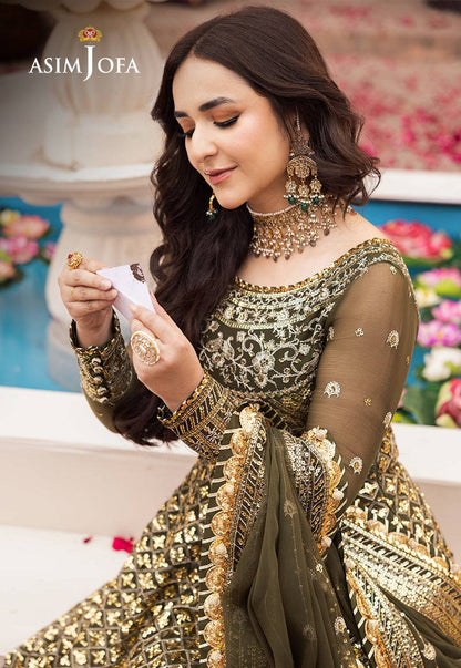 Asim Jofa | Chikankari Eid24 | AJCE-08 - Pakistani Designer Dress - by Asim Jofa | Type: Formal - 100% Original at Saira Sultan
