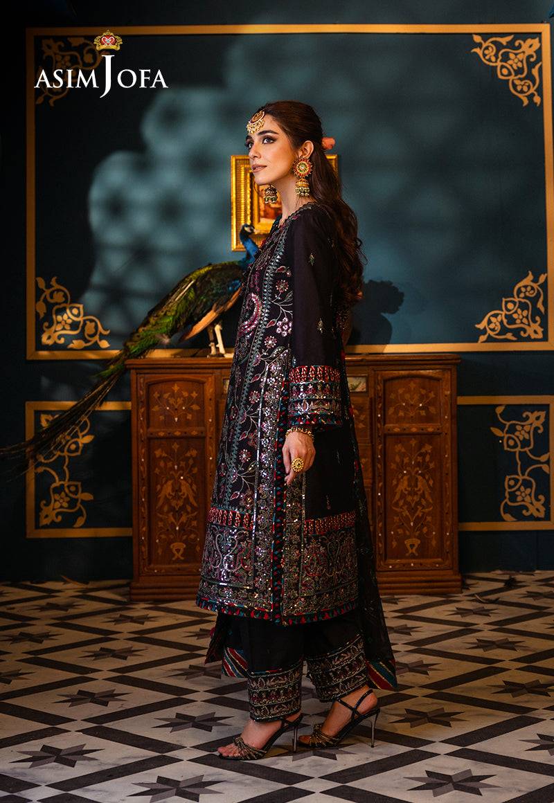 Asim Jofa | Fasana e Ishq Eid Luxury Lawn | AJFI-14 - Pakistani Designer Dress - by Asim Jofa | Type: Luxury - 100% Original at Saira Sultan