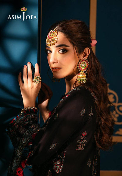 Asim Jofa | Fasana e Ishq Eid Luxury Lawn | AJFI-14 - Pakistani Designer Dress - by Asim Jofa | Type: Luxury - 100% Original at Saira Sultan
