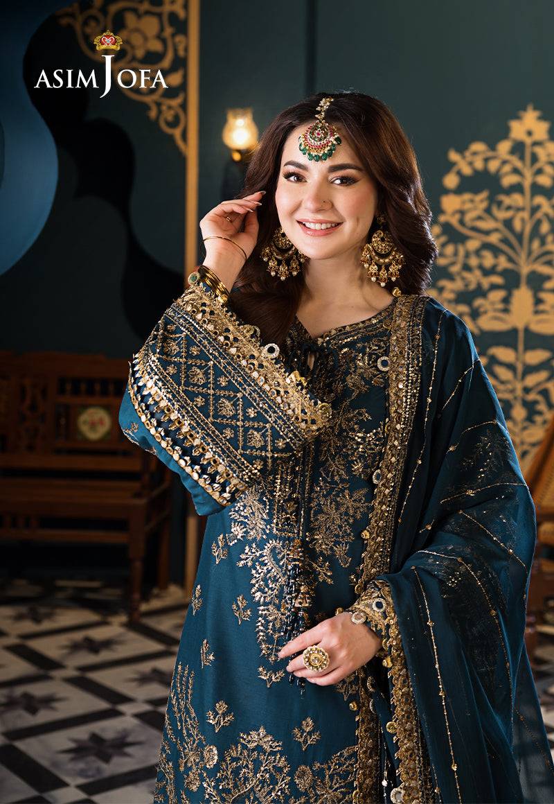 Asim Jofa | Fasana e Ishq Eid Luxury Lawn | AJFI-30 - Pakistani Designer Dress - by Asim Jofa | Type: Luxury - 100% Original at Saira Sultan