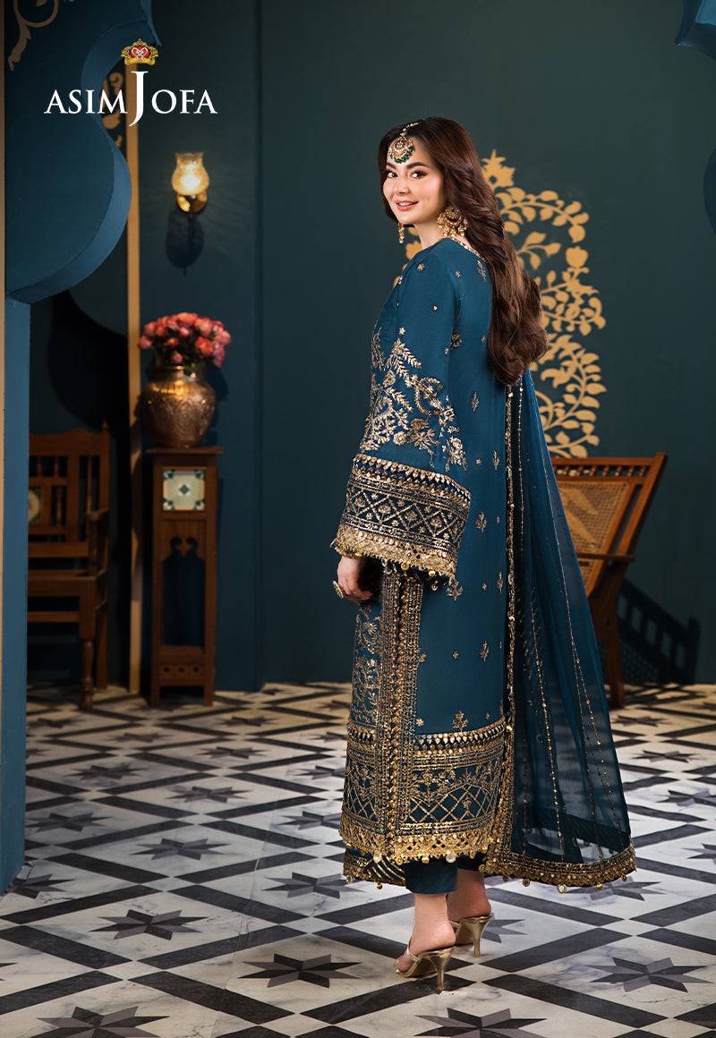 Asim Jofa | Fasana e Ishq Eid Luxury Lawn | AJFI-30 - Pakistani Designer Dress - by Asim Jofa | Type: Luxury - 100% Original at Saira Sultan