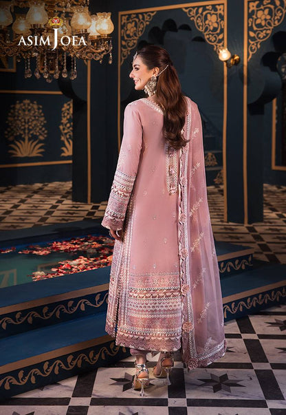 Asim Jofa | Fasana e Ishq Eid Luxury Lawn | AJFI-02 - Pakistani Designer Dress - by Asim Jofa | Type: Luxury - 100% Original at Saira Sultan