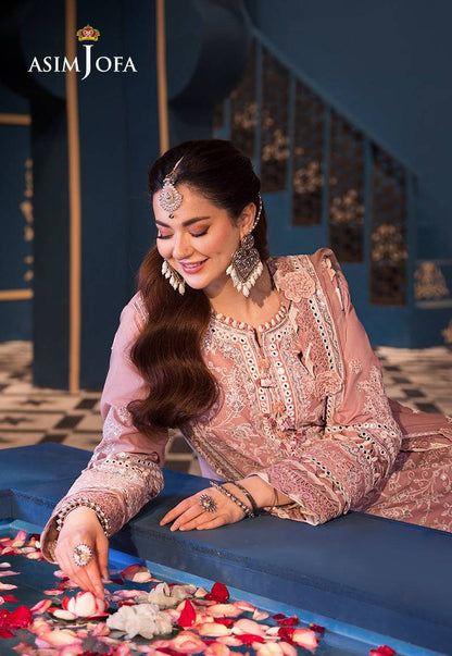 Asim Jofa | Fasana e Ishq Eid Luxury Lawn | AJFI-02 - Pakistani Designer Dress - by Asim Jofa | Type: Luxury - 100% Original at Saira Sultan