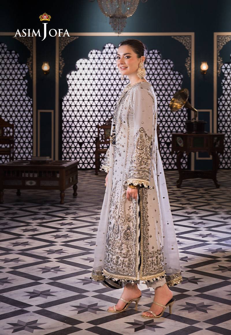 Asim Jofa | Fasana e Ishq Eid Luxury Lawn | AJFI-28 - Pakistani Designer Dress - by Asim Jofa | Type: Luxury - 100% Original at Saira Sultan