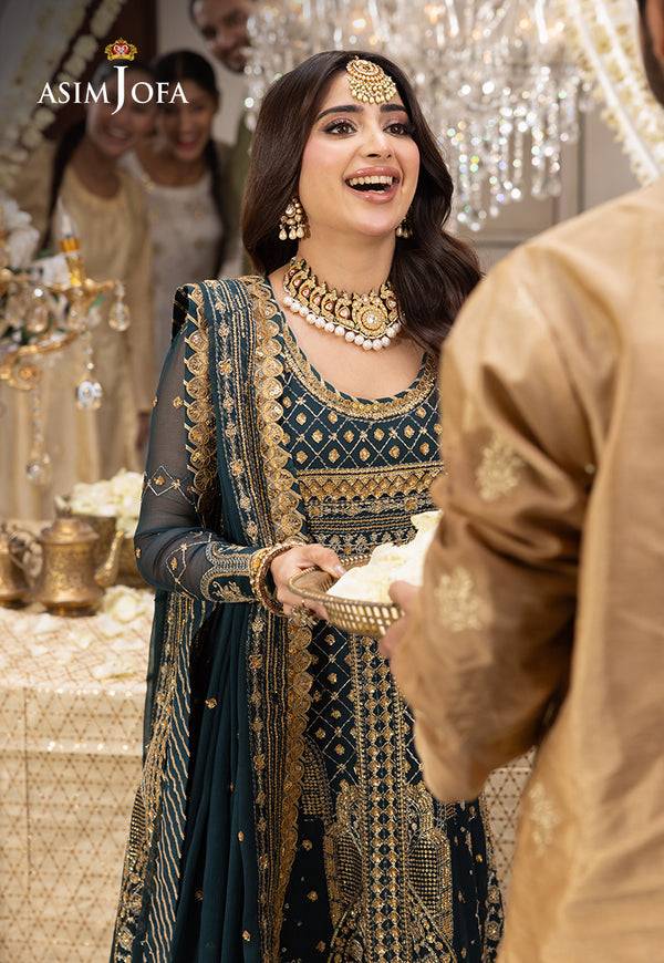 Asim Jofa | Shehnai Festive Collection | AJSH-18 - Pakistani Designer Dress - by Asim Jofa | Type: Bridal - 100% Original at Saira Sultan