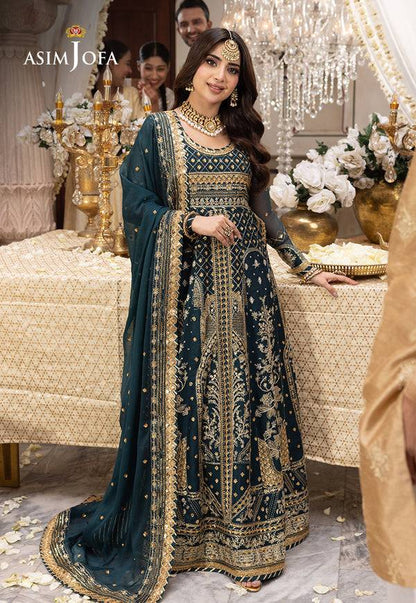 Asim Jofa | Shehnai Festive Collection | AJSH-18 - Pakistani Designer Dress - by Asim Jofa | Type: Bridal - 100% Original at Saira Sultan