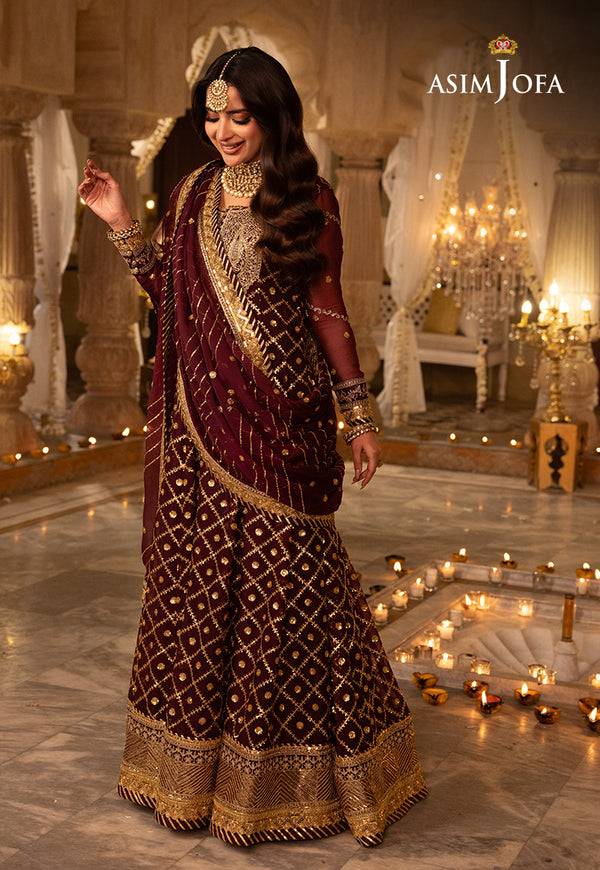 Asim Jofa | Shehnai Festive Collection | AJSH-04 - Pakistani Designer Dress - by Asim Jofa | Type: Bridal - 100% Original at Saira Sultan