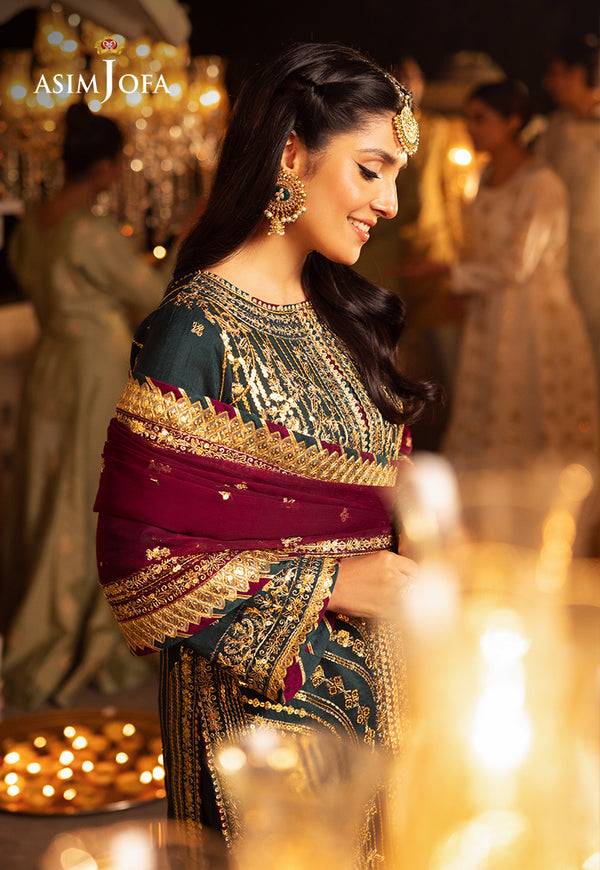 Asim Jofa | Shehnai Festive Collection | AJSH-20 - Pakistani Designer Dress - by Asim Jofa | Type: Formal - 100% Original at Saira Sultan